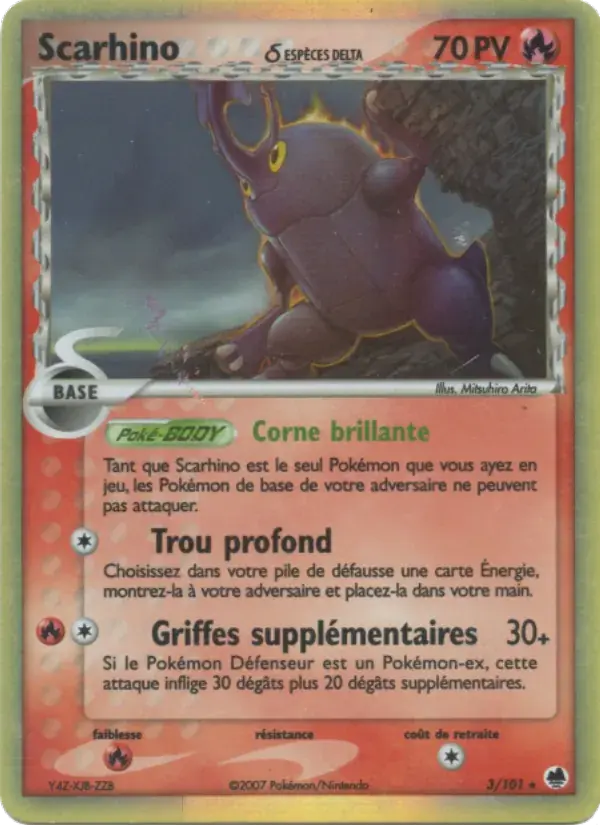 Scarhino δ - 3/101 - EX Île des Dragons
