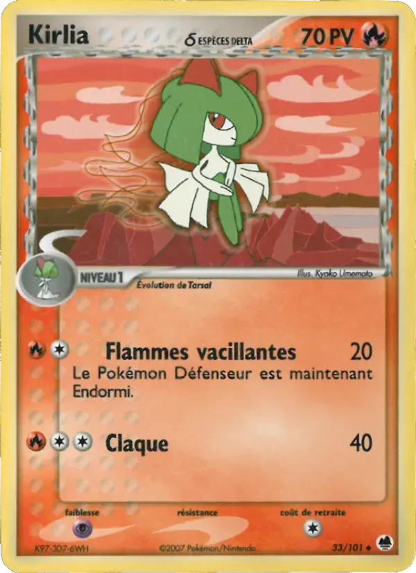Kirlia δ - 33/101 - EX Île des Dragons