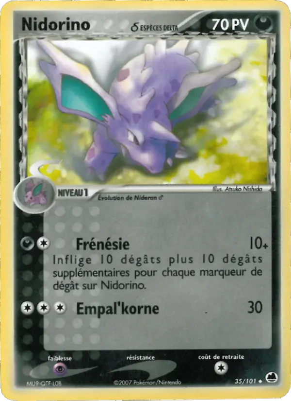 Nidorino δ - 35/101 - EX Île des Dragons