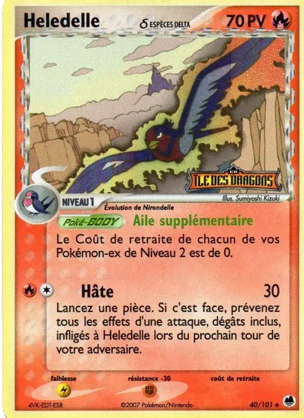 Heledelle δ - 40/101 - EX Île des Dragons
