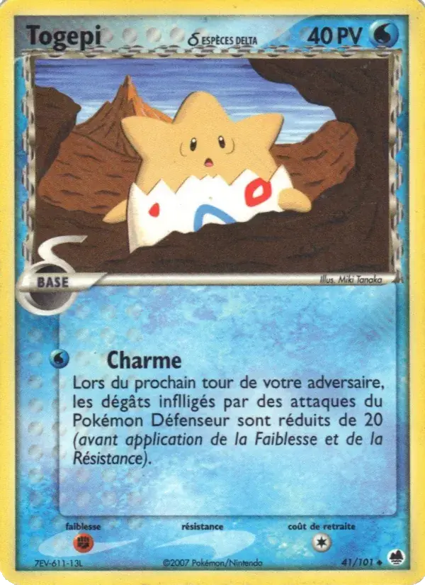 Togepi δ - 41/101 - EX Île des Dragons