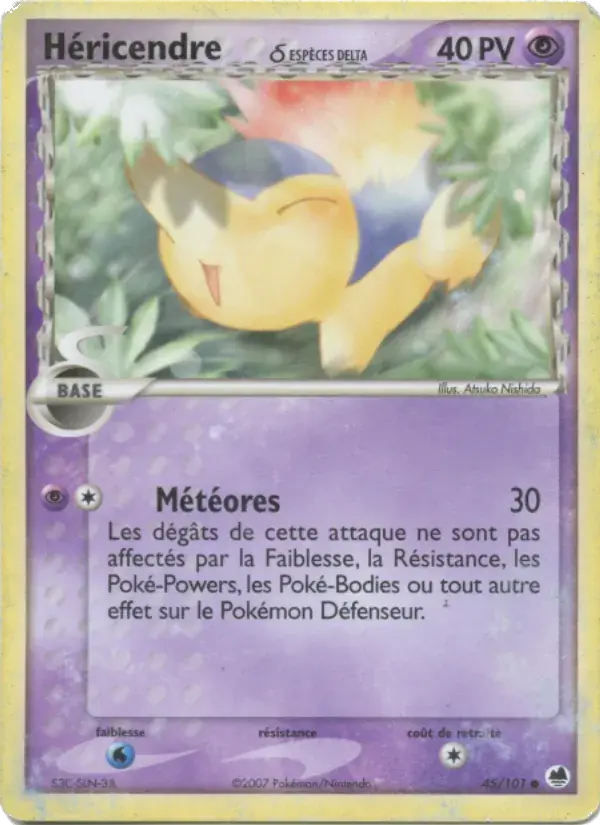 Héricendre δ - 45/101 - EX Île des Dragons