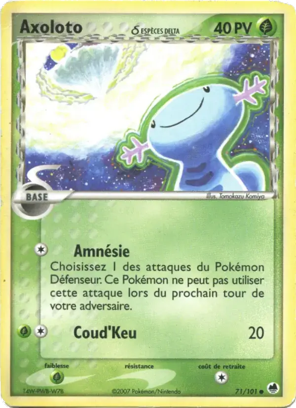Axoloto δ - 71/101 - EX Île des Dragons