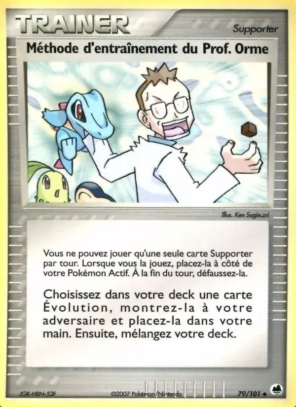 Méthode d'entraînement du Prof. Orme - 79/101 - EX Île des Dragons