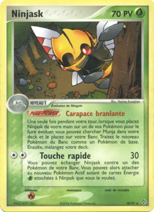 Ninjask - 18/100 - EX Dragon