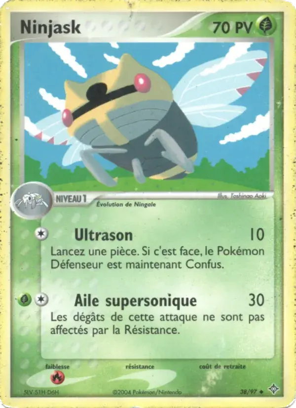 Ninjask - 38/100 - EX Dragon