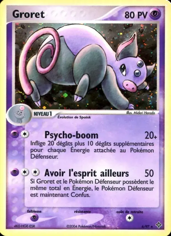 Groret - 6/100 - EX Dragon