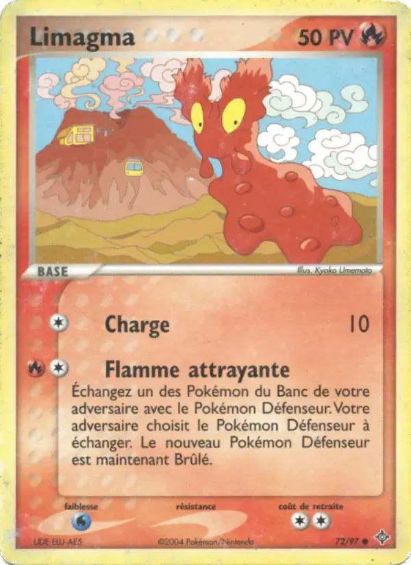 Limagma - 72/100 - EX Dragon