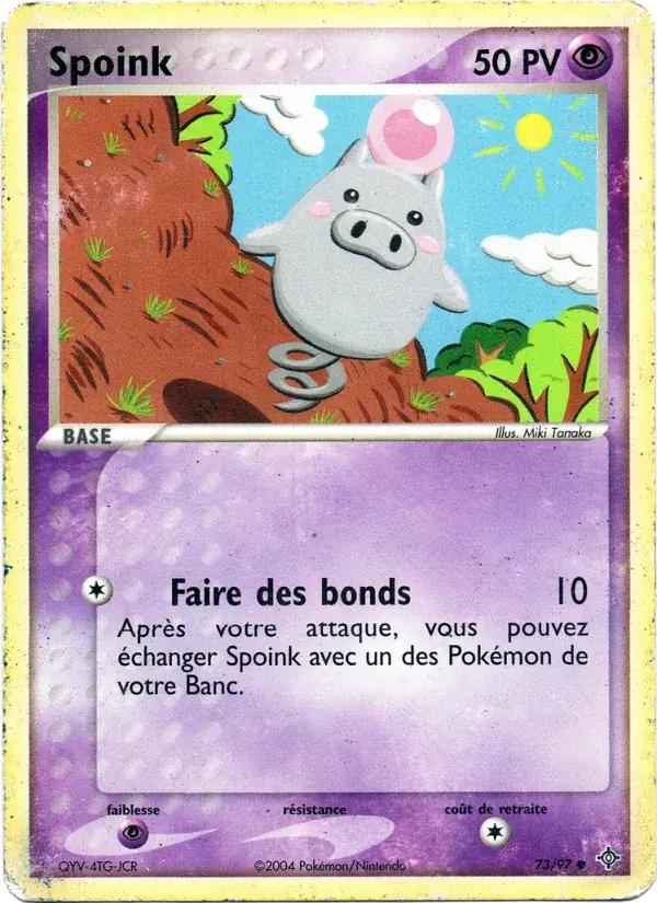 Spoink - 73/100 - EX Dragon