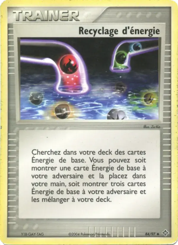 Recyclage d'énergie - 84/100 - EX Dragon