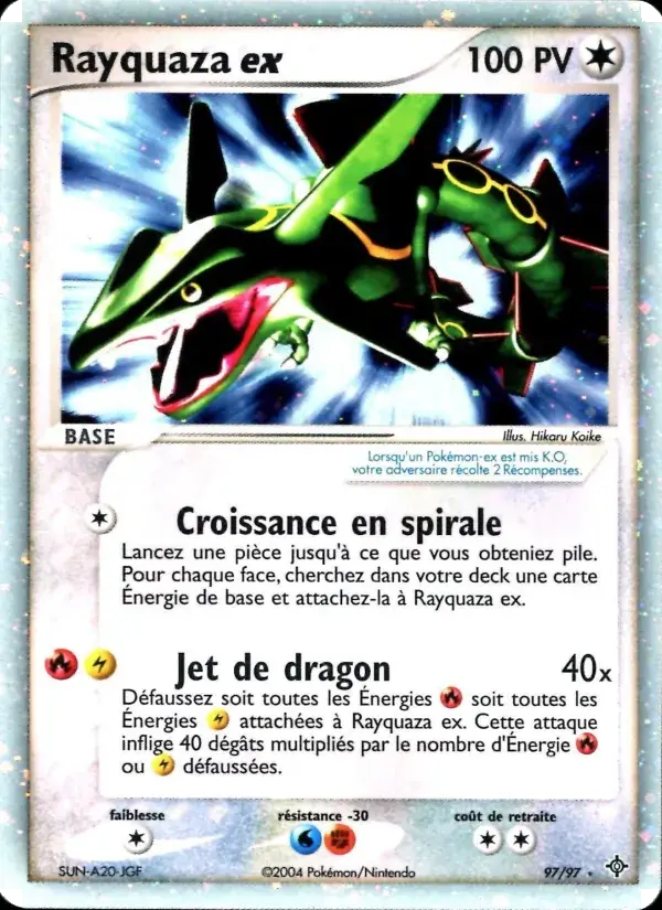 Rayquaza ex - 97/100 - EX Dragon