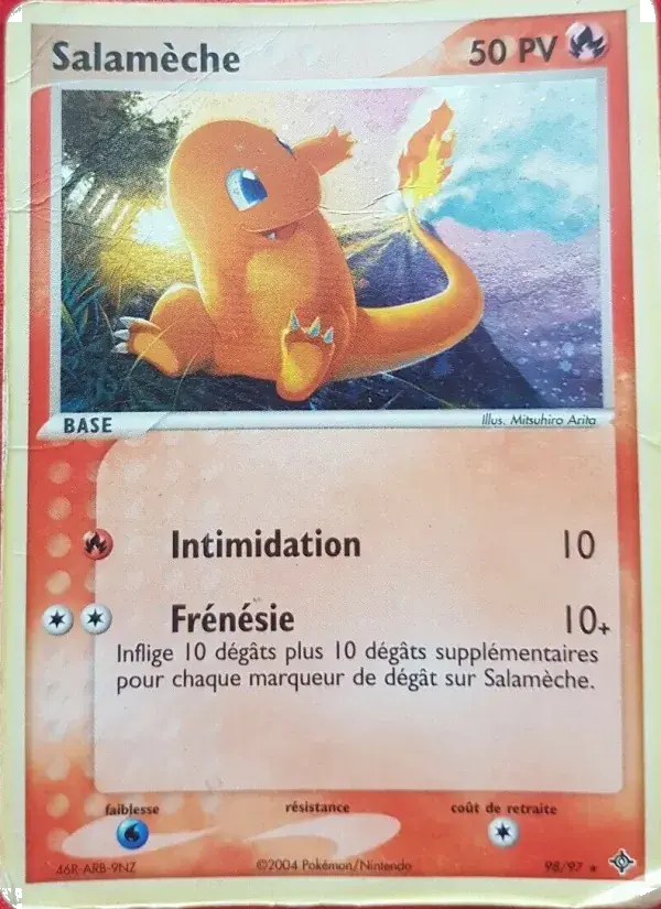 Salamèche - 98/100 - EX Dragon