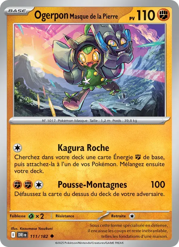 Ogerpon Masque de la Pierre - 111/244 - Rivalités Destinées