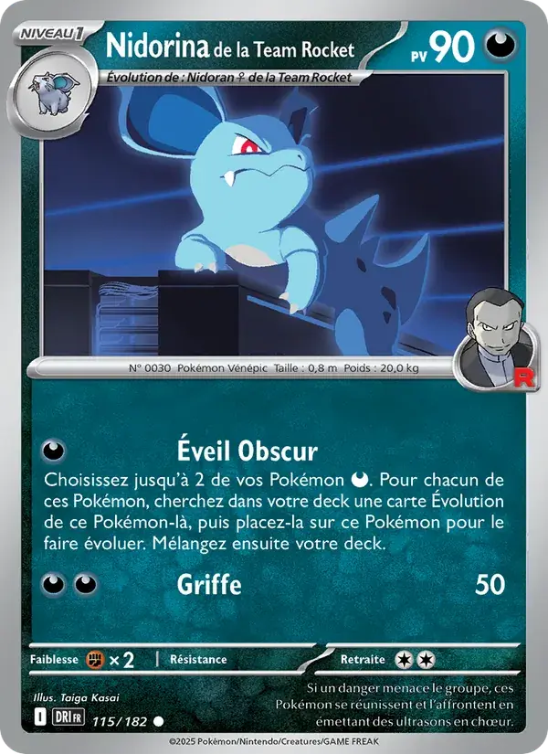 Nidorina de la Team Rocket - 115/244 - Rivalités Destinées