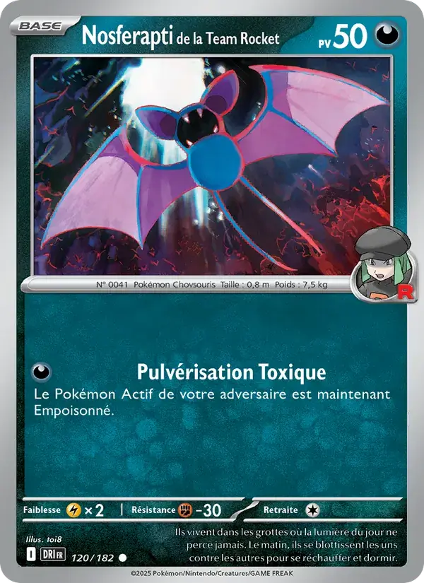 Nosferapti de la Team Rocket - 120/244 - Rivalités Destinées