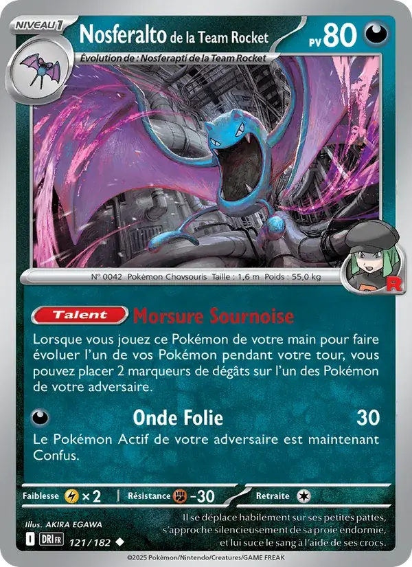 Nosferalto de la Team Rocket - 121/244 - Rivalités Destinées