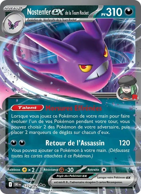 Nostenfer-ex de la Team Rocket - 122/244 - Rivalités Destinées