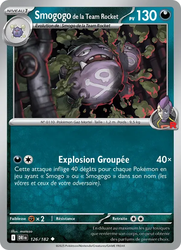Smogogo de la Team Rocket - 126/244 - Rivalités Destinées
