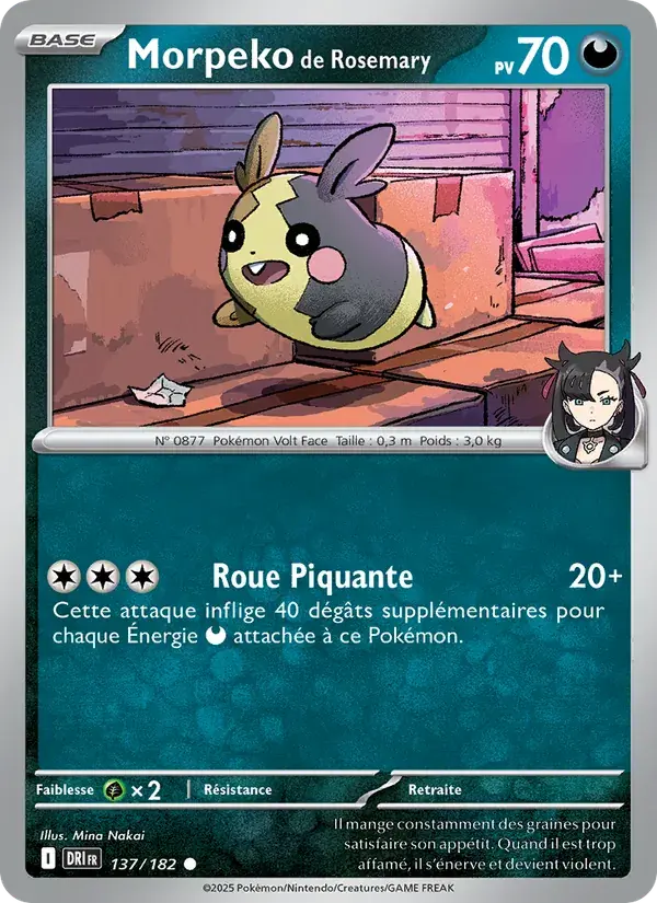 Morpeko de Rosemary - 137/244 - Rivalités Destinées