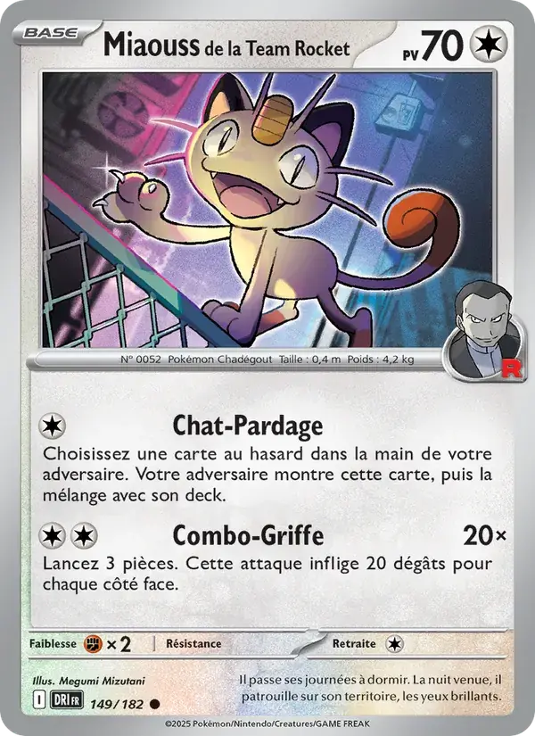 Miaouss de la Team Rocket - 149/244 - Rivalités Destinées