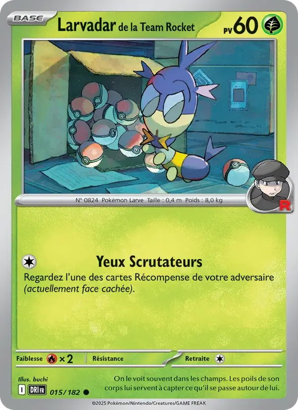Larvadar de la Team Rocket - 015/244 - Rivalités Destinées