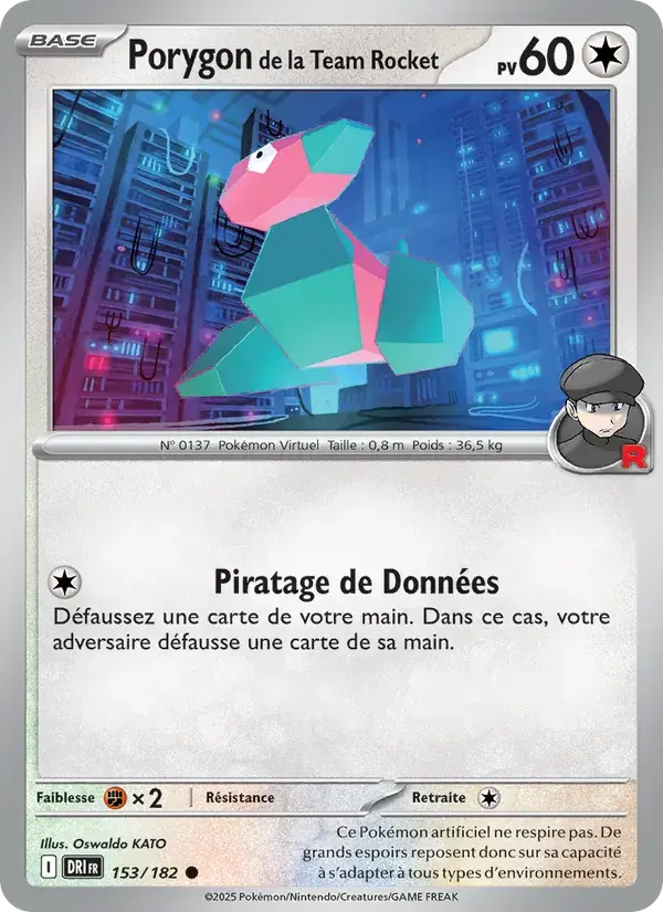 Porygon de la Team Rocket - 153/244 - Rivalités Destinées
