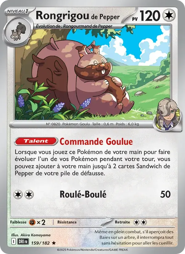 Rongrigou de Pepper - 159/244 - Rivalités Destinées