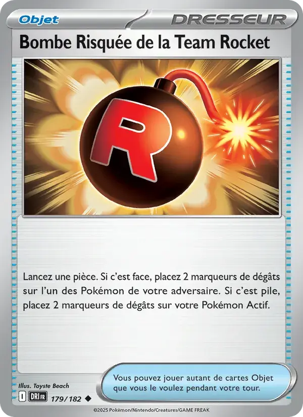 Bombe Risquée de la Team Rocket - 179/244 - Rivalités Destinées