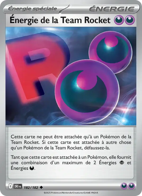 Énergie de la Team Rocket - 182/244 - Rivalités Destinées