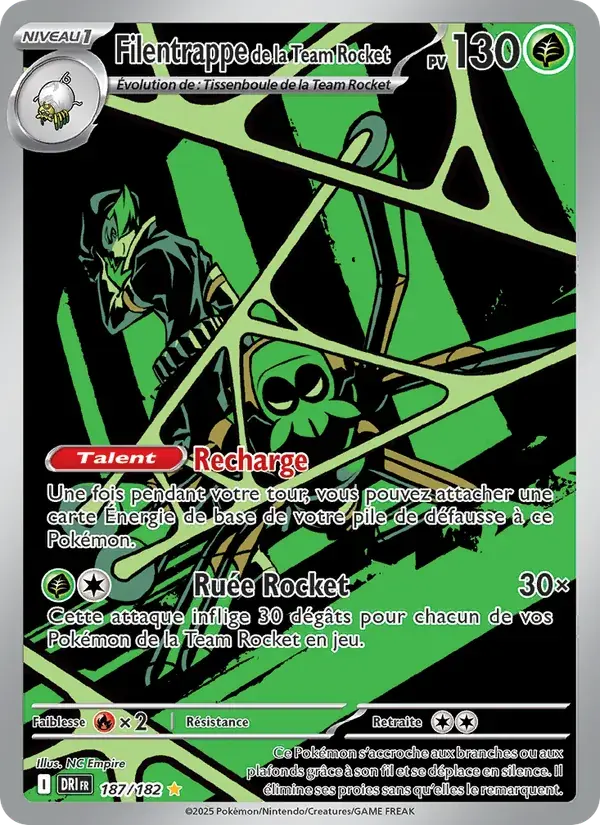 Filentrappe de la Team Rocket - 187/244 - Rivalités Destinées