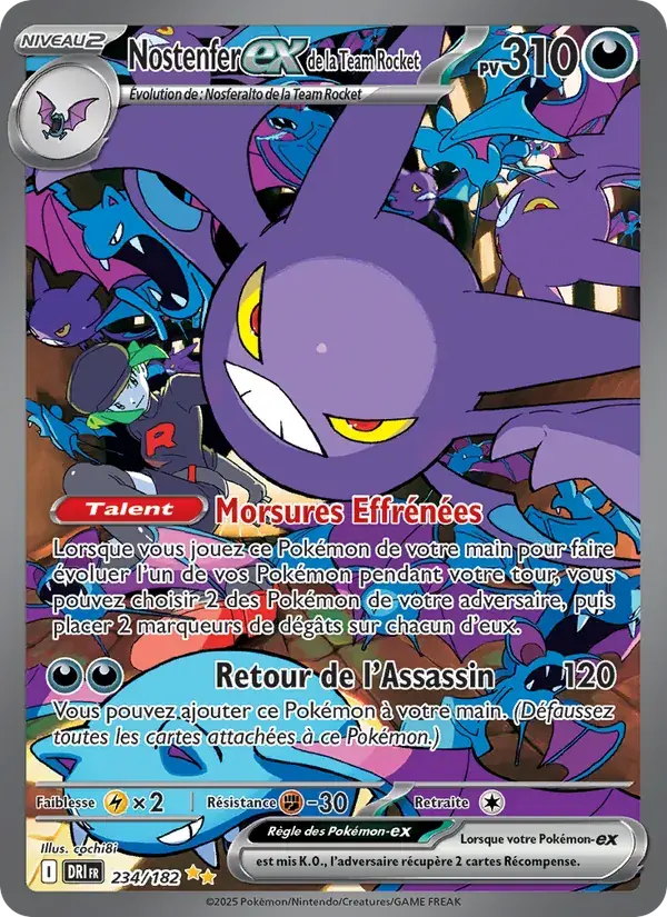 Nostenfer-ex de la Team Rocket - 234/244 - Rivalités Destinées