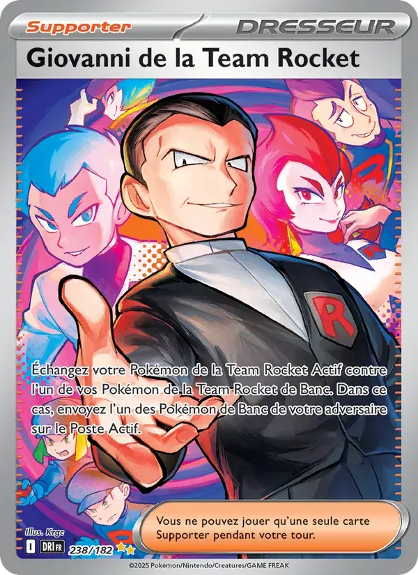 Giovanni de la Team Rocket - 238/244 - Rivalités Destinées