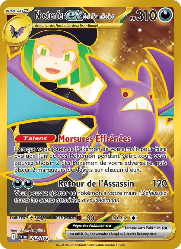Nostenfer-ex de la Team Rocket - 242/244 - Rivalités Destinées
