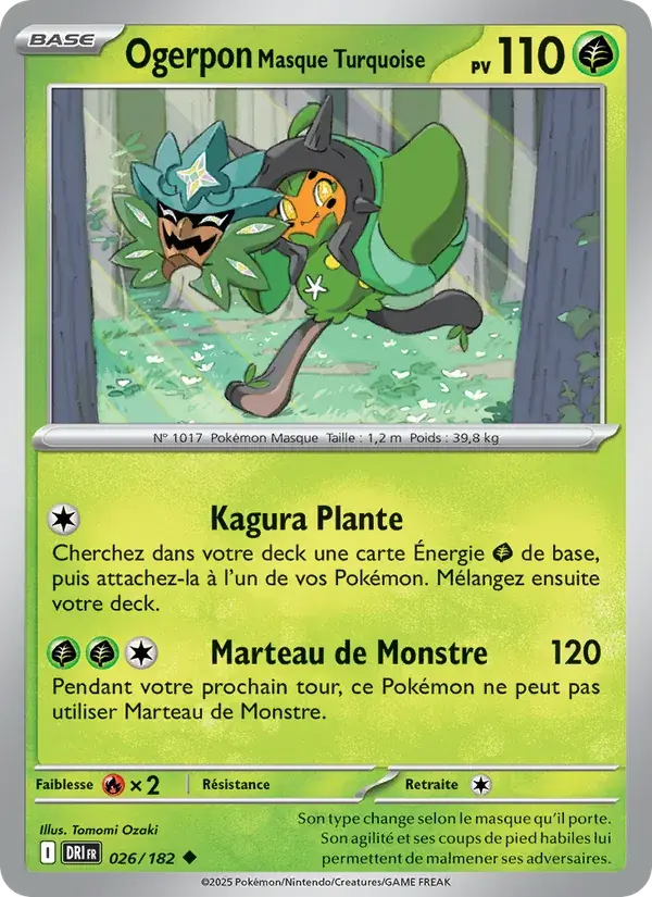 Ogerpon Masque Turquoise - 026/244 - Rivalités Destinées