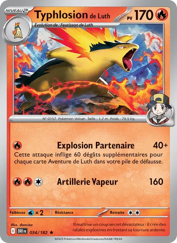 Typhlosion de Luth - 034/244 - Rivalités Destinées