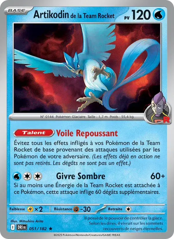 Artikodin de la Team Rocket - 051/244 - Rivalités Destinées