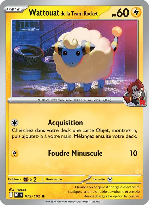 Wattouat de la Team Rocket - 072/244 - Rivalités Destinées