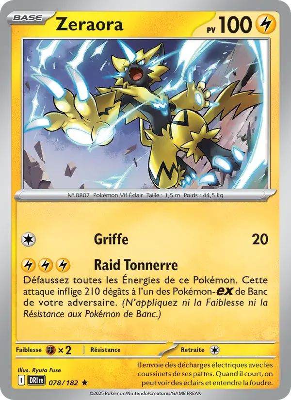 Zeraora - 078/244 - Rivalités Destinées