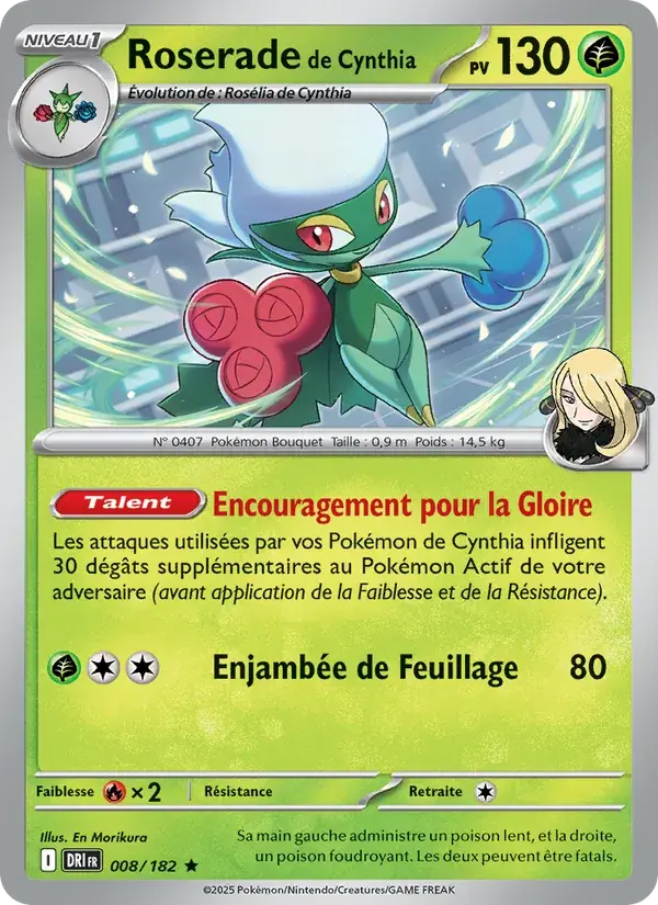 Roserade de Cynthia - 008/244 - Rivalités Destinées
