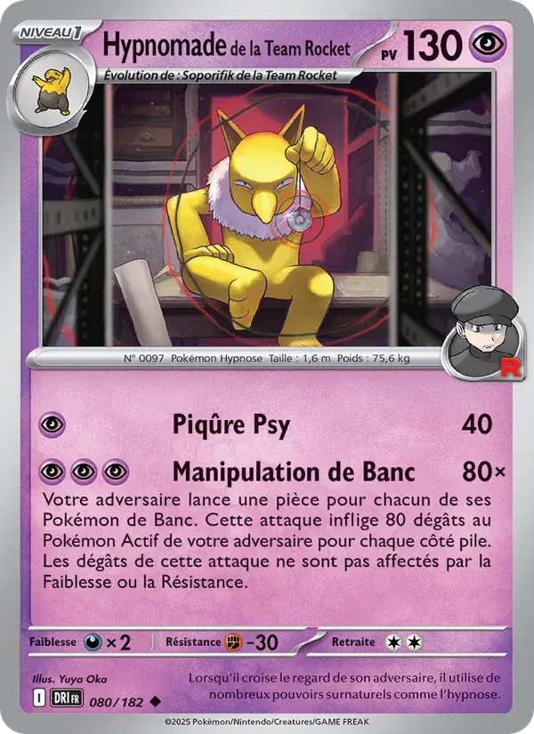 Hypnomade de la Team Rocket - 080/244 - Rivalités Destinées