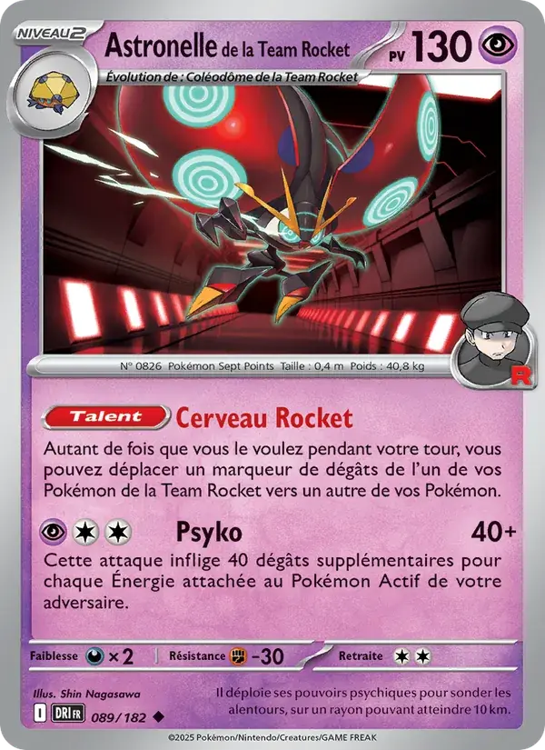 Astronelle de la Team Rocket - 089/244 - Rivalités Destinées