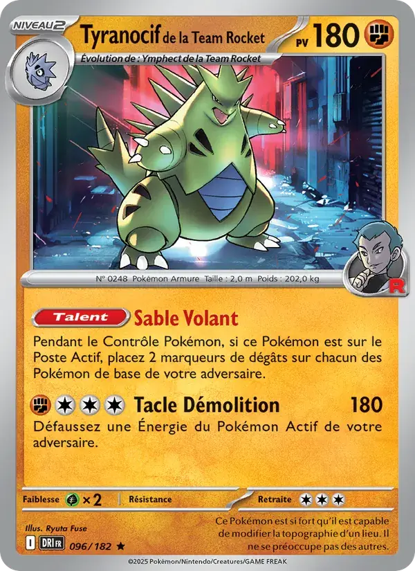 Tyranocif de la Team Rocket - 096/244 - Rivalités Destinées