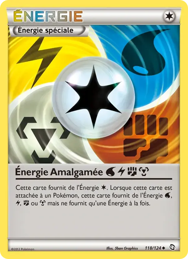 Énergie Amalgamée WaterLightningFightingMetal - 118/128 - Dragons Éxaltés