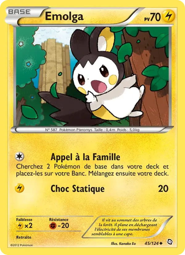 Emolga - 45/128 - Dragons Éxaltés