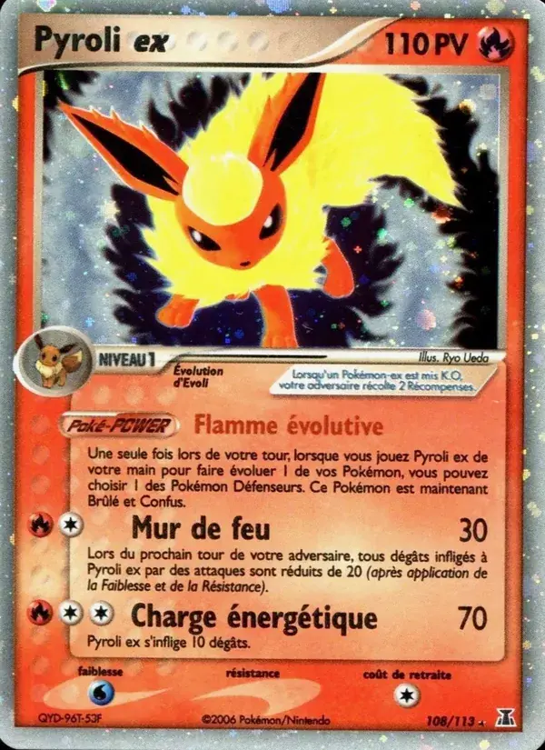 Pyroli ex - 108/114 - EX Espèces Delta
