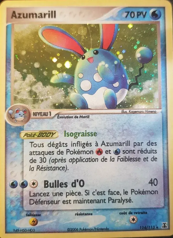 Azumarill - 114/114 - EX Espèces Delta