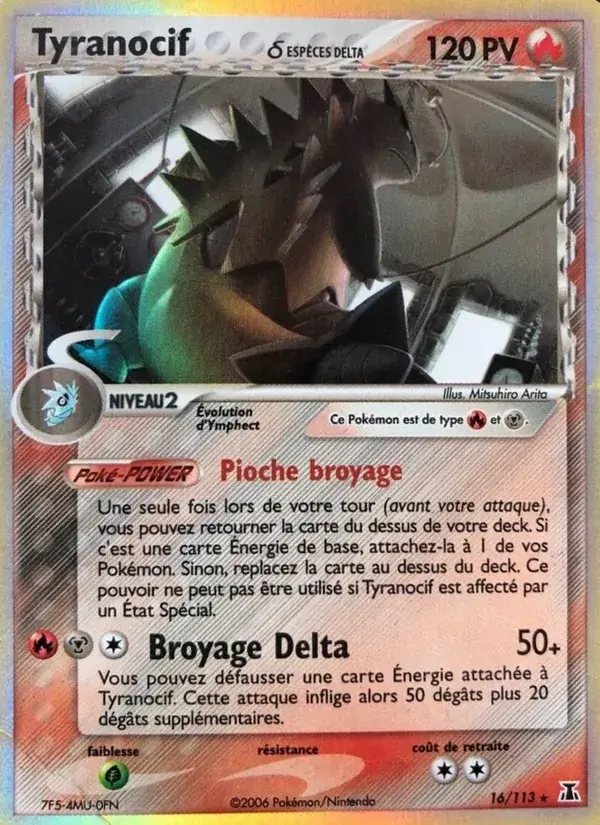 Tyranocif δ - 16/114 - EX Espèces Delta