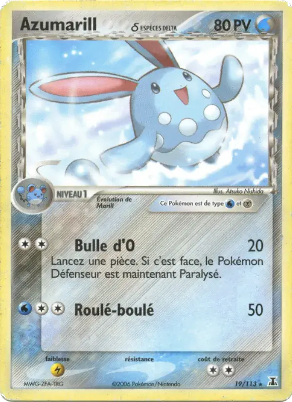 Azumarill δ - 19/114 - EX Espèces Delta