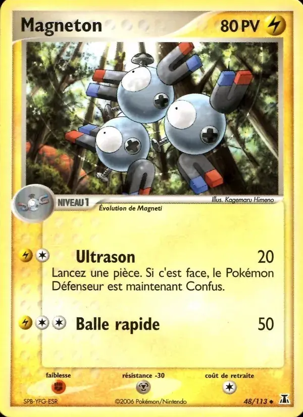 Magnéton - 48/114 - EX Espèces Delta
