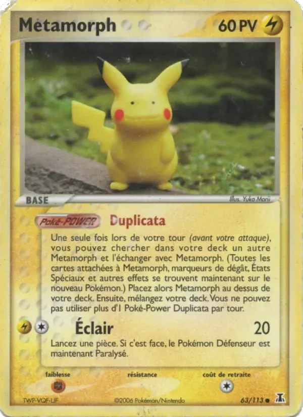 Métamorph - 63/114 - EX Espèces Delta